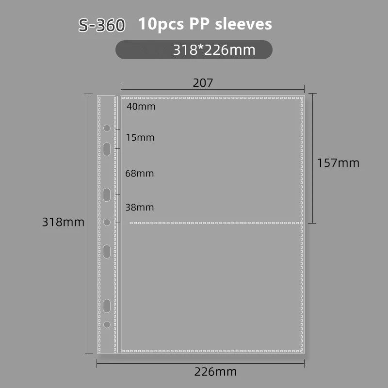 MINKYS Kawaii 5/6/9 Spaces 3 inch Kpop Photo Card Binder Large Capacity Idol Photocard Album Photocards Binder Collect Book