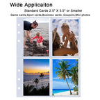 A5 Notebook Photocard Binder with 4 Pockets Sleeves, 6 Ring  PU Leather Binder Loose Leaf Personal Organizer Photo Binder Book