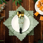 25/50/100Pcs 25X25cm Green Paper Napkin Soft Handkerchief Romantic Wedding Banquet Square Table Napkins Dinner Party Decoration