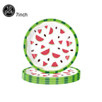 Watermelon Party Tablecloth Plastic TableCover One in a Melon Theme Girl Birthday Decoration 1st 2nd 3th Birthday Party Supplies
