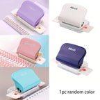 1pc 6-Hole Punch, Loose-Leaf Book DIY Binding Supplies, Notebook Journal Binding Office Paper Cutter-Office