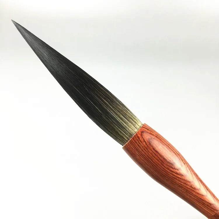 Chinese Calligraphy Large Hopper-shaped Brush Calligraphy Long Peak Caligrafia Regular Running Script Ink Painting Pen