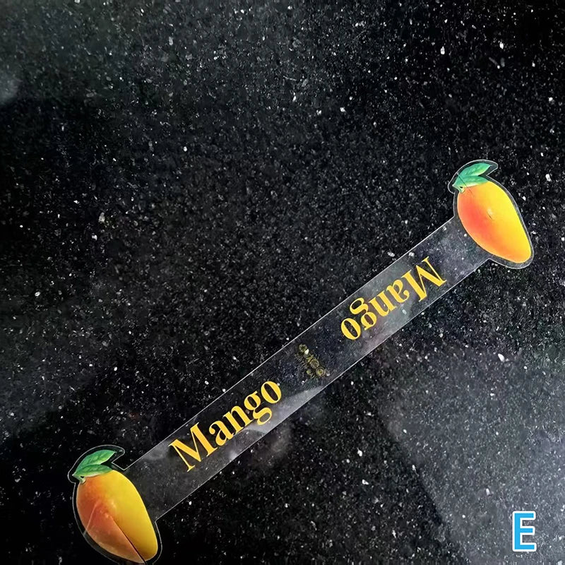 10pcs Creative Mango Shape Disposable Dessert Cake Plastic Cup DIY Cake Cream Mousse Packaging Box With Clear Cover