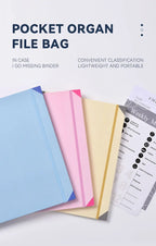 In Case I Go Missing Binder Folio Document Organizer Expanding File Folder Pockets Accordion Document Organizer Pocket Organ