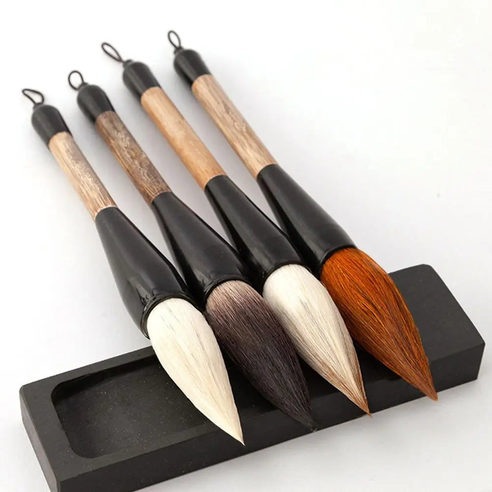 Rhapis Humilis Pole Calligraphy Brush Large Size Wolf Hair Chinese Painting Pen Spring Couplets Writing Wolf/Wool/Bear Hair