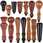 Quality Wood Handle Wax Seal Stamp Accessories Portable Mini Diy Seal Tool Retro Pearwood Walnut Handles Post Gifts Decorative
