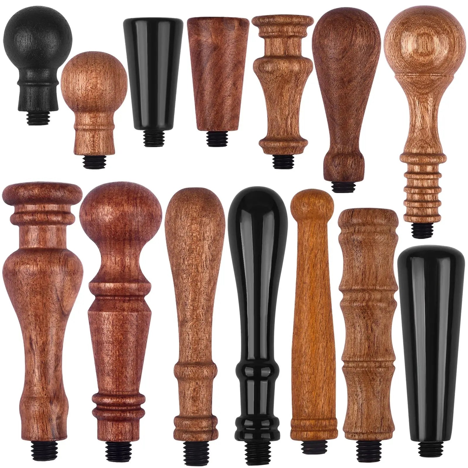 Quality Wood Handle Wax Seal Stamp Accessories Portable Mini Diy Seal Tool Retro Pearwood Walnut Handles Post Gifts Decorative
