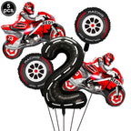 Motorcycle Dirt Biker Birthday Party Supplies Motocross Dessert Paper Plates Cups Napkins Disposable Tableware Favor For Boys