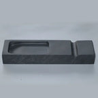 Natural Original Stone Town Ruler Inkstone Multi Functional Copying Scripture She Water Ripple Table Small Regular Text Room
