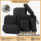 Earphone Data Storage Bag Oval Square Rectangle Cable Organizer Bags Mini Zipper Pouch Tech Gadgets Portable Charger U Disk Case