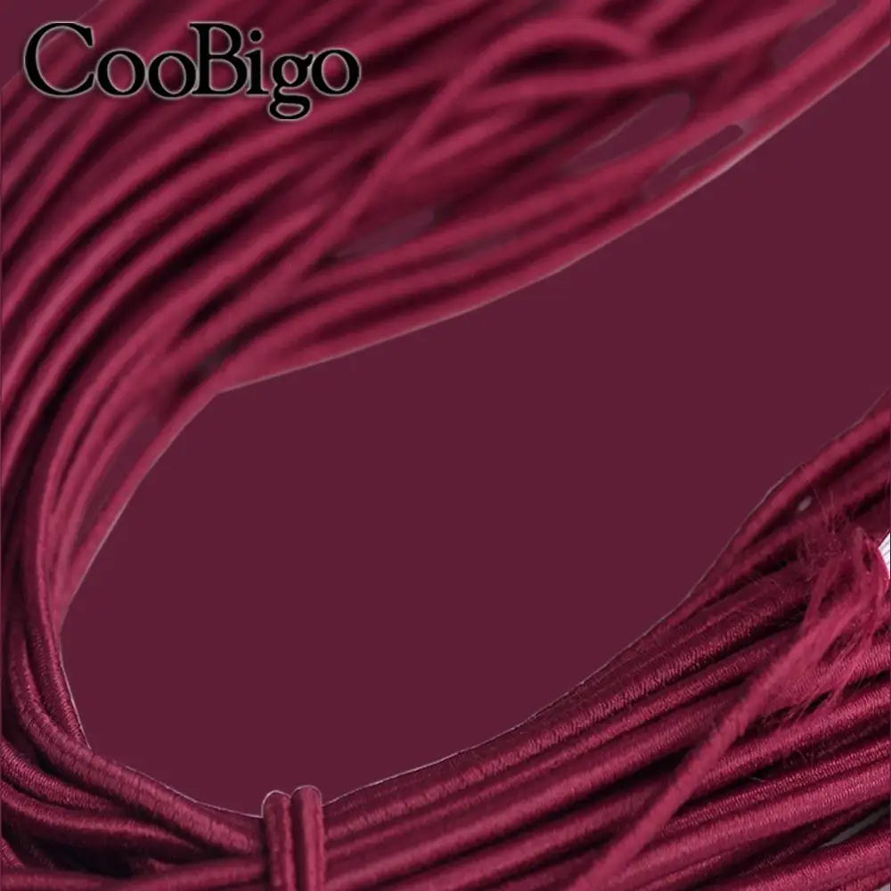5 Meters 1mm 2mm 3mm Round Elastics Bungee Shock Cord Elastic Rope Rubber Band Strap String Cordon Shoelaces Sewing Accessories
