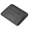 New Thin Genuine Leather Mini Wallet Slim Bank Credit Card Holder Men's Business Small ID Case for Man Purse 6 Slots Cardholder