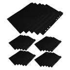 25Pcs A5 Binder Dividers Removable PP Index Tabs Portable Organizer for Office School Home File Document Management Binder