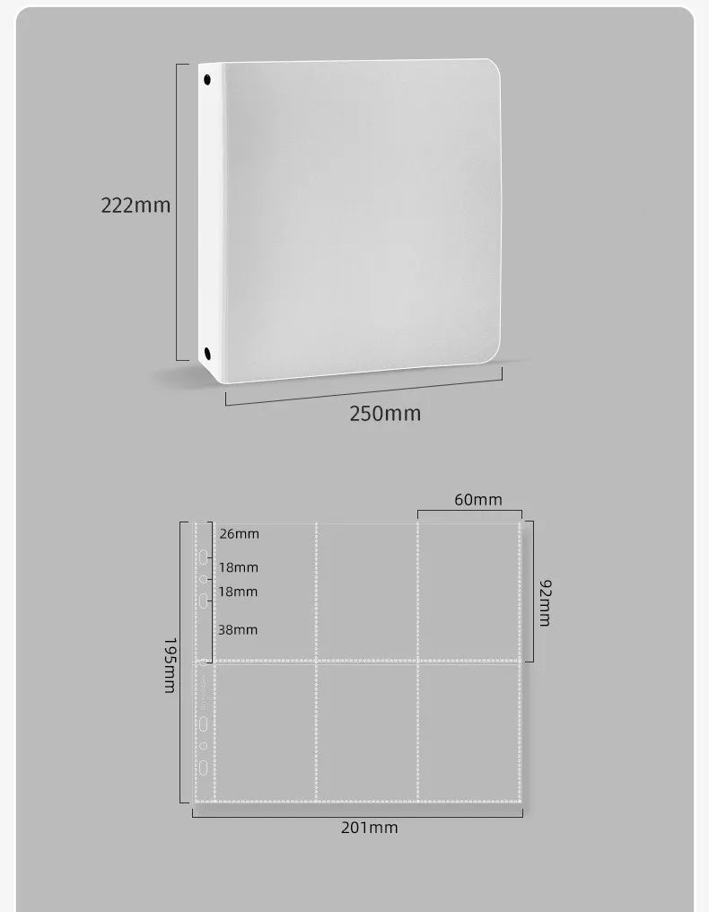 MINKYS Kawaii 5/6/9 Spaces 3 inch Kpop Photo Card Binder Large Capacity Idol Photocard Album Photocards Binder Collect Book