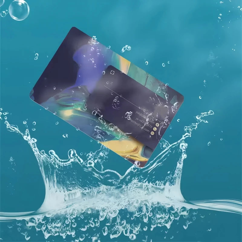 Custom PVC Business Cards Plastic Waterproof Cards Personalized Design Round Corners Glossy Matte Frosted PVC Business Cards