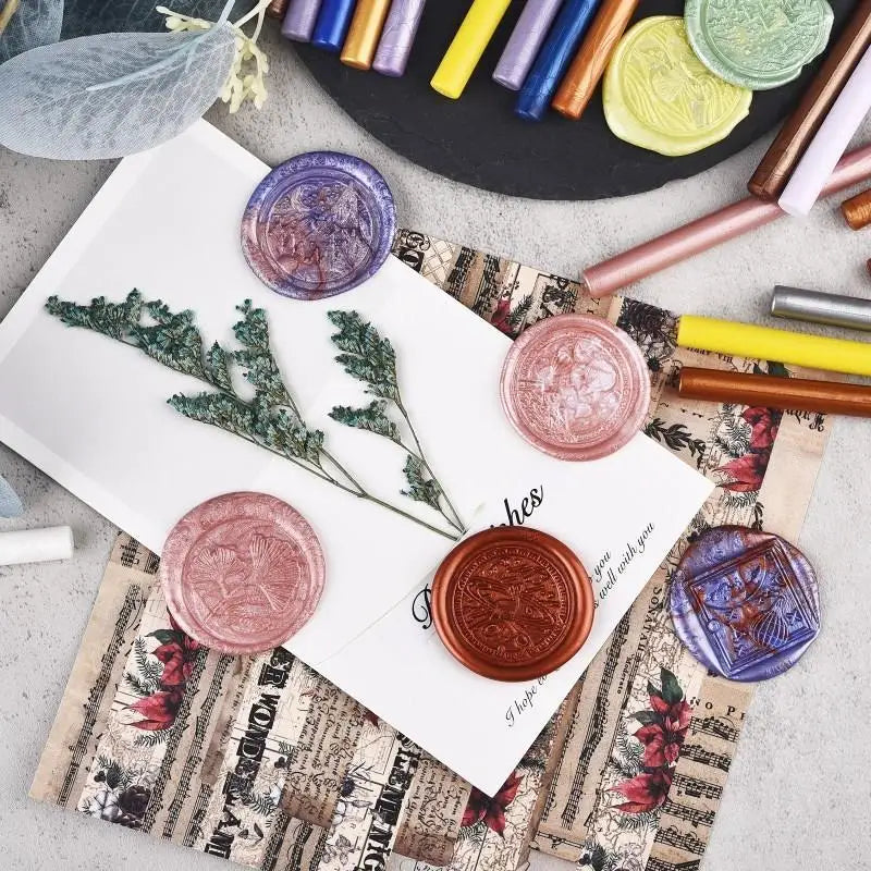 13cm Long 5pc DIY Seal Wax Sticks For Melting Glue Gun Sealing Wax Sticks Wedding Party Invitation Sealing Wax For Fashion Gift