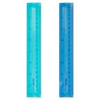 Random 1 Pc 20 cm/8 Inch Flexibale Rulers Soft Plastic, Inches And Metric For School And Office