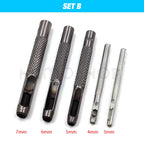 1.0mm-25mm All Size Pick Leather Tools Leather Punch Hollow Puncher Leathercraft Hole Punch Craft DIY For Clothing Belt Canvas