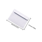 100pcs Self Seal Security Envelopes, Privacy Protection Plain White Paper Envelopes, Tamper Evident Self Adhesive Mailing
