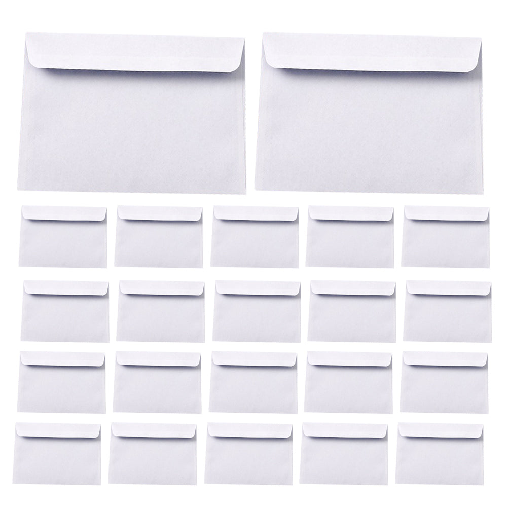 100pcs Self Seal Security Envelopes, Privacy Protection Plain White Paper Envelopes, Tamper Evident Self Adhesive Mailing