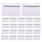 100pcs Self Seal Security Envelopes, Privacy Protection Plain White Paper Envelopes, Tamper Evident Self Adhesive Mailing