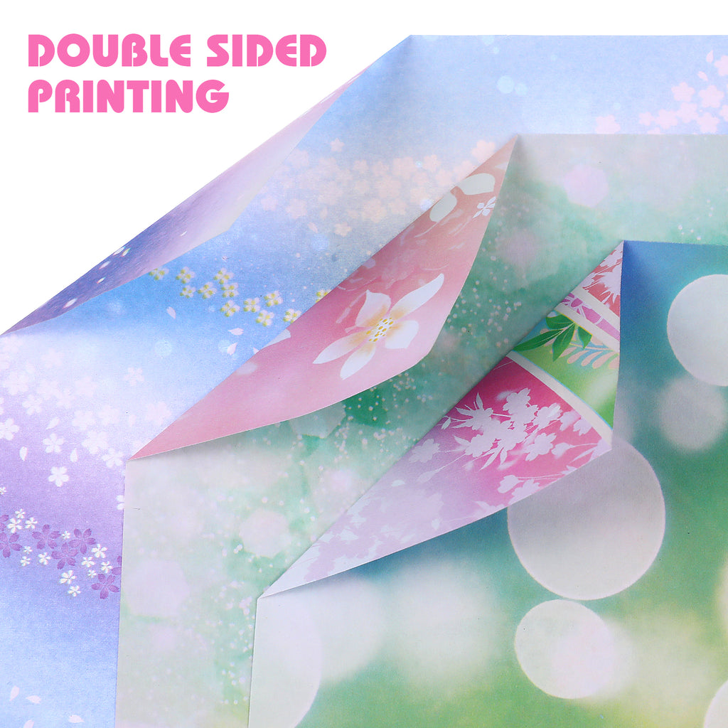 50 Sheets Paper Square Colorful Colorful Craft Origami Papers Suite Pastel Cardstock Craft Crafts Child
