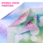 50 Sheets Paper Square Colorful Colorful Craft Origami Papers Suite Pastel Cardstock Craft Crafts Child