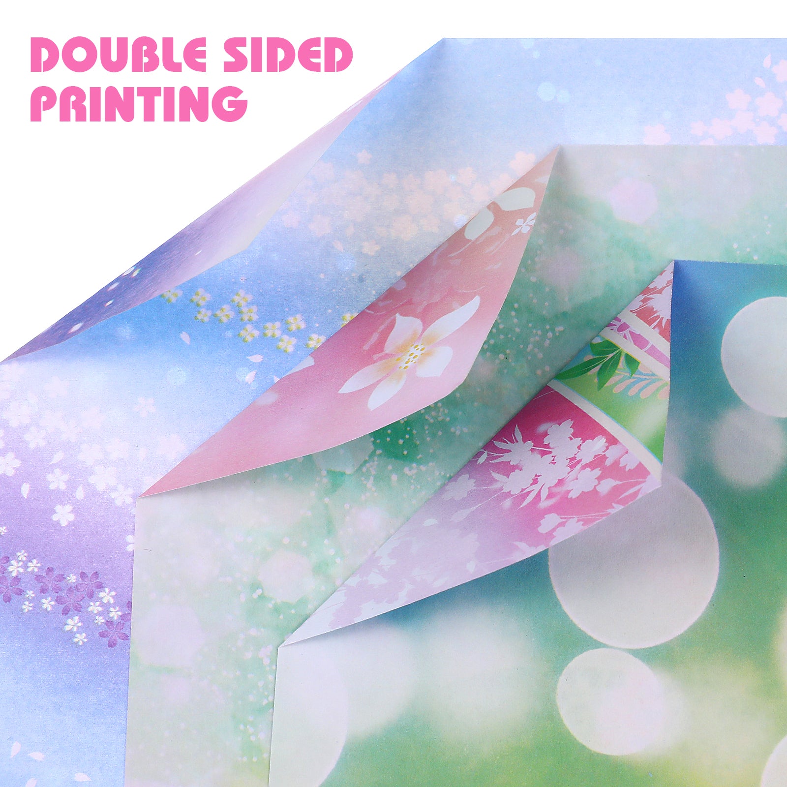 50 Sheets Paper Square Colorful Colorful Craft Origami Papers Suite Pastel Cardstock Craft Crafts Child