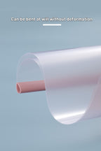 5pc/set A4 Transparent Folder Thickened Plastic Folder File Waterproof Test Paper Storage Bag Office Document Classification Bag