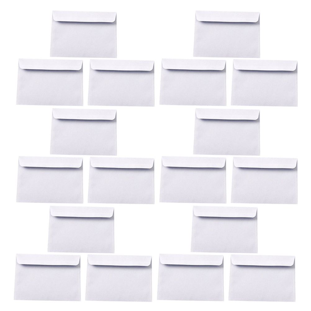 100pcs Self Seal Security Envelopes, Privacy Protection Plain White Paper Envelopes, Tamper Evident Self Adhesive Mailing