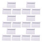 100pcs Self Seal Security Envelopes, Privacy Protection Plain White Paper Envelopes, Tamper Evident Self Adhesive Mailing