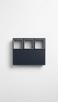 Executive leather desk organizer tray