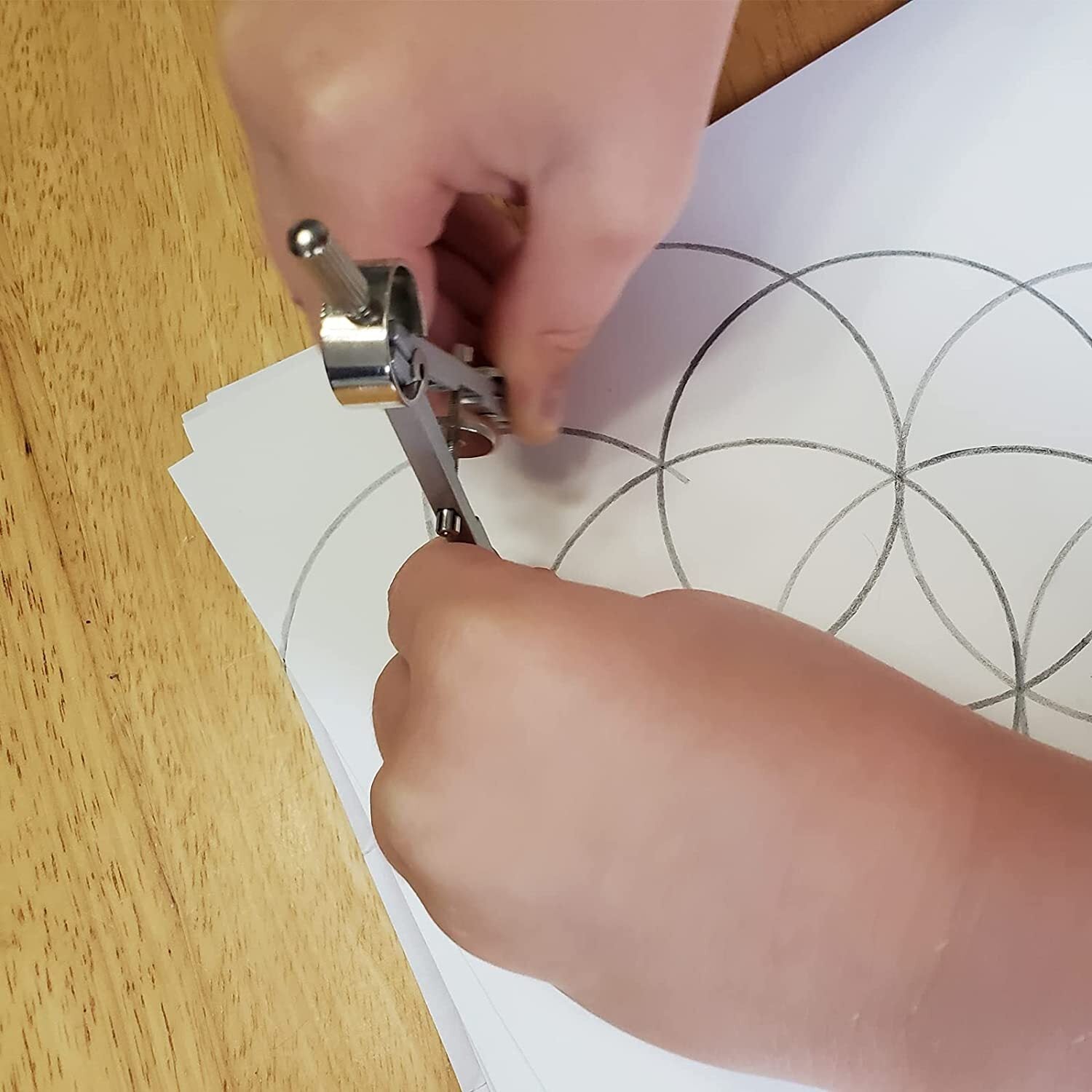 13PCS Geometry Precision Drawing Tool Metal Geometry Kit Set Math Compass Drawing Tool for Kids Engineers Students Fast Shipping