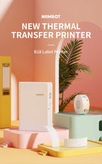 Wireless portable printer color label printer NIIMBOT B18 thermal transfer technology ribbon printing multi-color printing