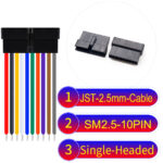 JST 2.5mm SM2.54 10Pin Female Single-Headed Cable