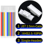 JST XHS2.5 with Belt Lock 10Pin Single-Headed Cable