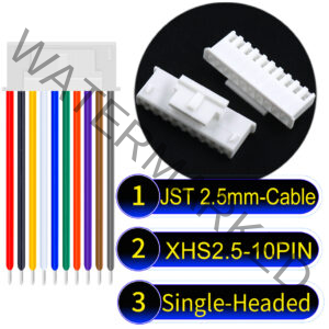 JST XHS2.5 with Belt Lock 10Pin Single-Headed Cable