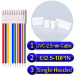 JVC 2.5mm 10-Pin Single-Headed 22AWG PVC Cable