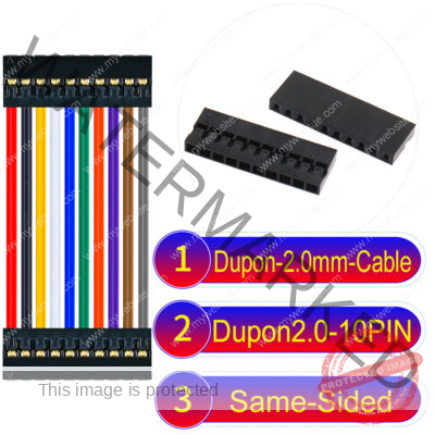 Dupont 2.0mm 10Pin Same-Side-Head Cable