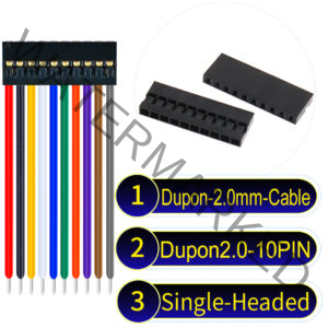 Dupont 2.0mm 10Pin Single-Headed Cable