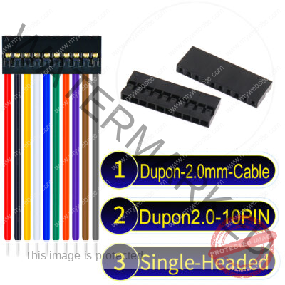 Dupont 2.0mm 10Pin Single-Headed Cable