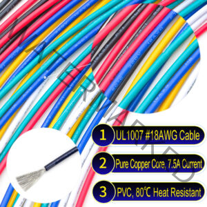 UL1007 #18AWG pure copper cable