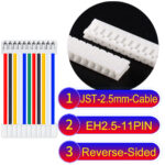 JST EH2.5 11-Pin Reverse-Side-Head 2.5mm PVC Cable