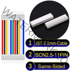 JST 2.5mm SCN2.5 11Pin Same-Side-Head Cable