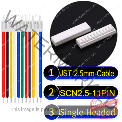 JST 2.5mm SCN2.5 11Pin Single-Headed Cable