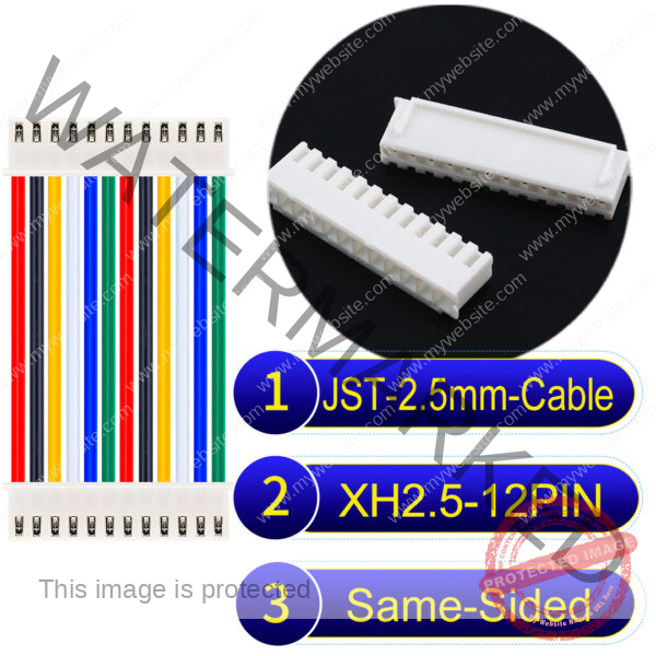 JST XH 12Pin Same-Side-Head Cable
