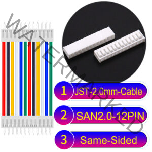 JST 2.0mm SAN2.0 12Pin Single-Headed Cable