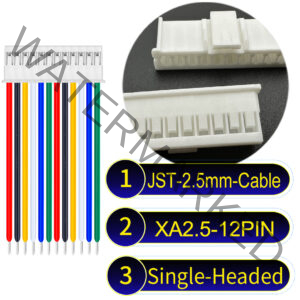 JST 2.5mm XA 12Pin Single-Headed Cable