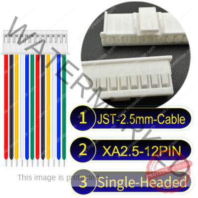 JST 2.5mm XA 12Pin Single-Headed Cable