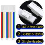 JST XHS2.5 with Belt Lock 12Pin Single-Headed Cable